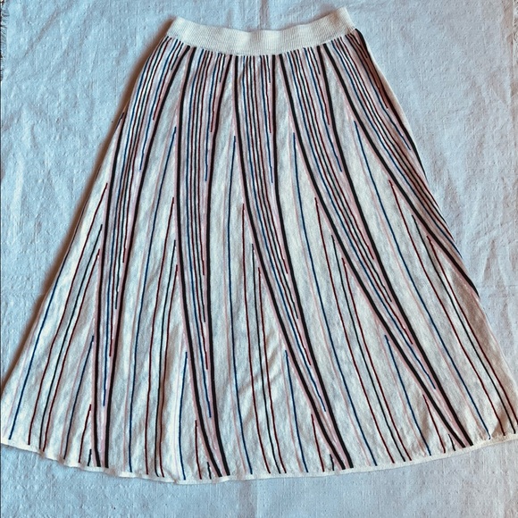 ASOS Stripe Multi Color Sweater Skirt Size 4 US - Picture 8 of 16